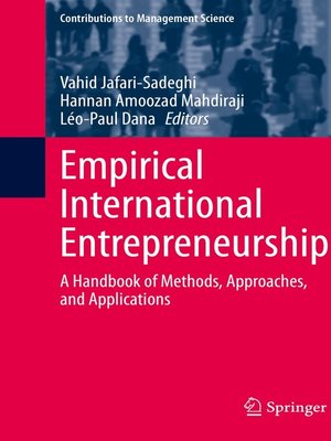 cover image of Empirical International Entrepreneurship